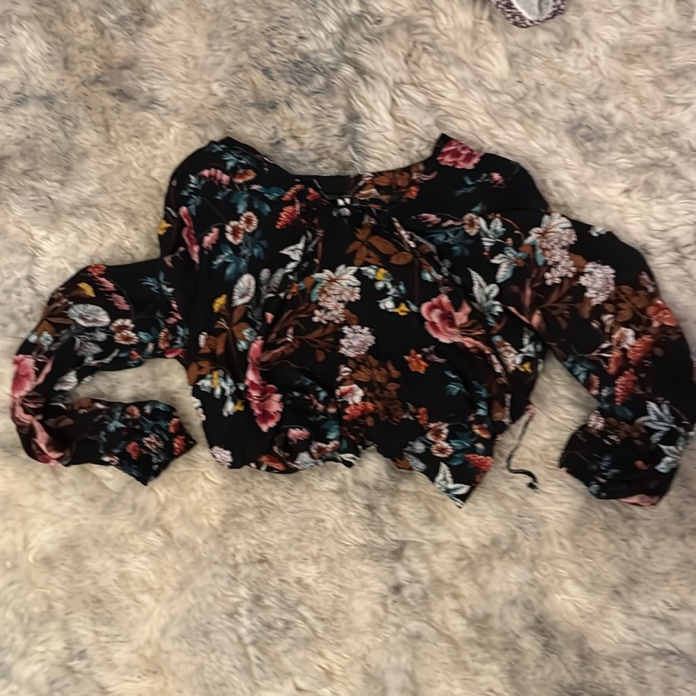 Floral Long Sleeve Top